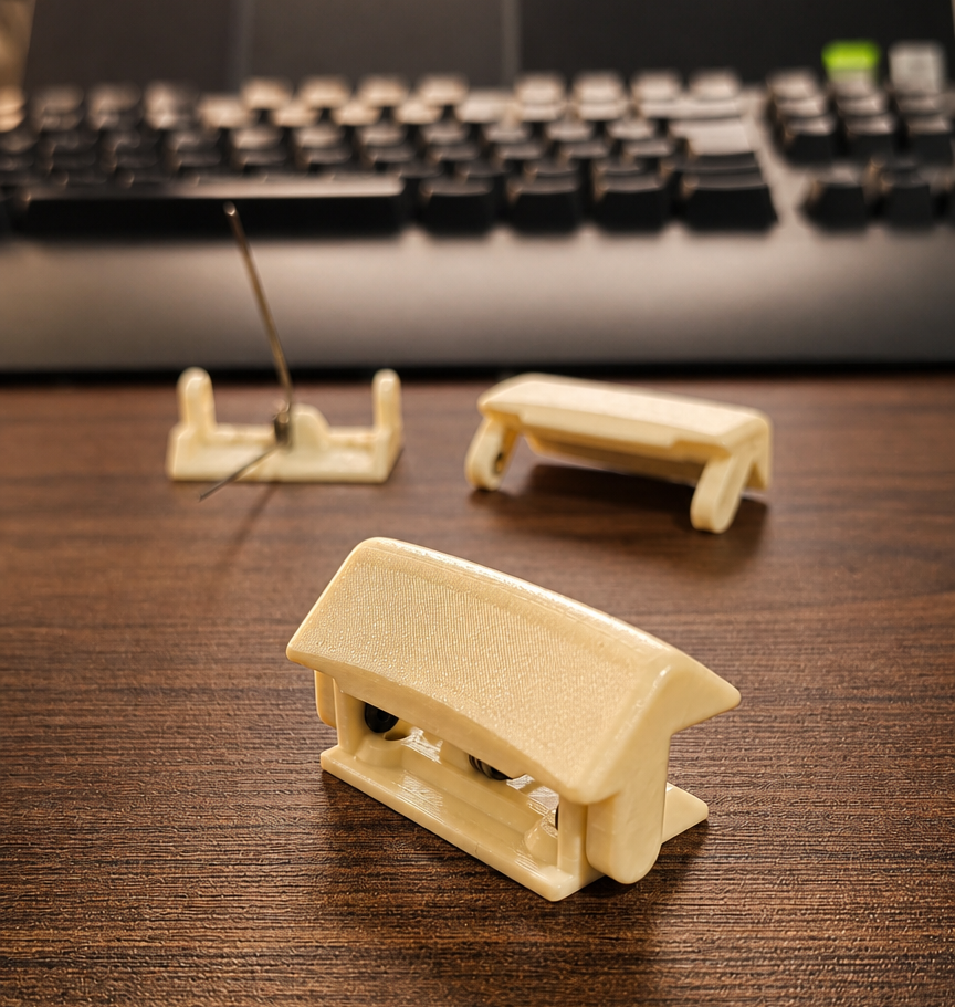 Peças impressas em 3D